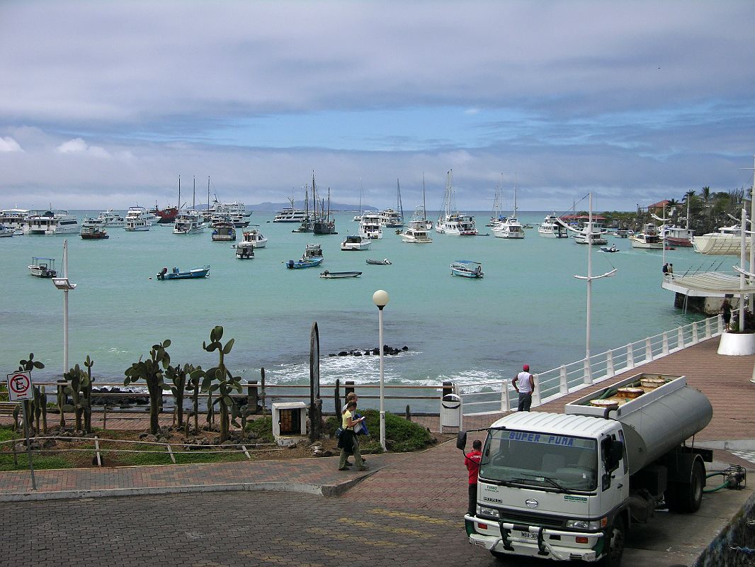 Galapagos 5-1-11 Puerto Ayora Boats In Academy Bay
